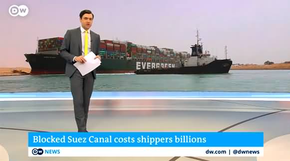 $10 Billion in Goods Currently Blocked in Suez Canal Traffic Jam