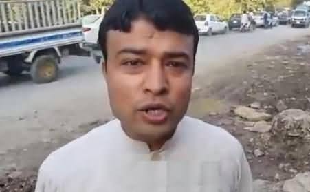 A PTI Supporter Criticizing Murad Saeed and Showing the Poor Condition of His Constituency in Swat