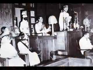 A Rare Video of Quaid e Azam Speech in Assembly on 14th August 1947