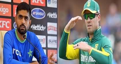 AB de Villiers' perfect reply to an Indian mocking Babar Azam's English