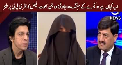 Ab Kahan Hain Wo Jin Bhoot, Wo Bakry Ke Seeng - Vawda taunts Bushra Bibi