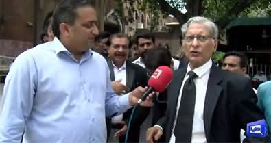 Aitzaz Ahsan's comments on Imran Khan's new statement about cypher