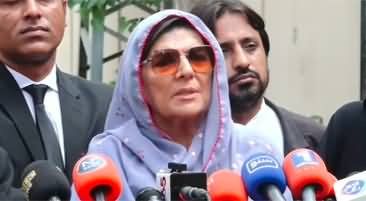 Aleema Khan's media talk after attending Imran Khan's case hearing in Adiala jail