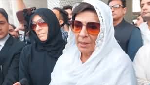 Aleema Khan's media talk after Imran Khan's case hearing in Adiala jail