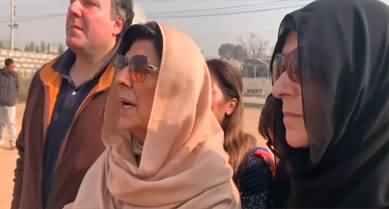 Aleema Khan's media talk outside Adiala jail after meeting Imran Khan