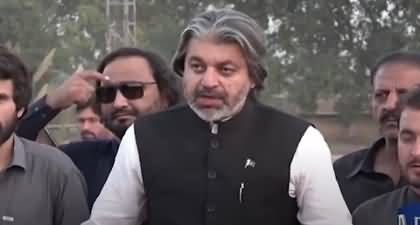 Ali Muhammad Khan talks to media after meeting Imran Khan in Adiala Jail