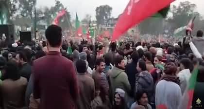 Amazing crowd in PTI's Rally In Dera Ismail Khan, Ali Amin Gandapur speaks to participants