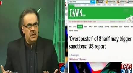 America Warns To Impose Sanctions on Pakistan, If Sharif Govt Removed - Dr. Shahid Masood Reveals