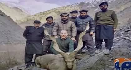 American citizen hunts Markhor in Chitral after winning permit in historic bid