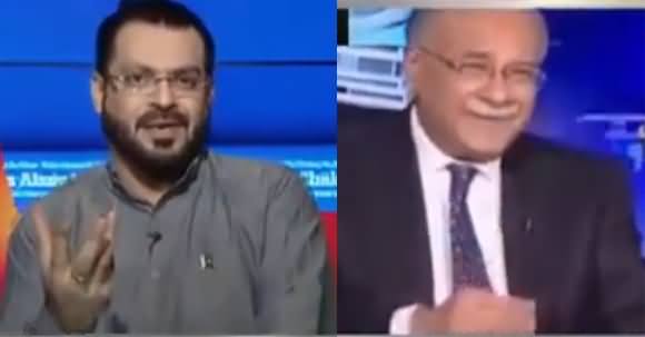 Amir Liaquat Criticizing Najam Sethi For His Inappropriate Remarks About Raza Rabbani