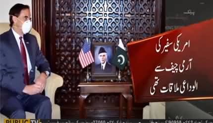 Army Chief General Qamar Javed Bajwa Meets US Ambassador Paul W Jones