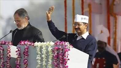 Arvind Kejriwal The Chief of Aam Aadmi Party Becomes the Chief Minister of Delhi