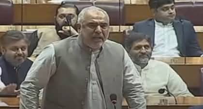 Asad Qaisar's aggressive reply to Khawaja Asif's speech in National Assembly