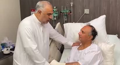 Asad Qaiser reached hospital to inquire the health of Omer Ayub