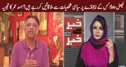 Asad Umar's comments on Faisal Vawda's meetings with political figures