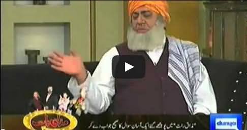 Azizi At His Best Performing As Maulana Fazal ur Rehman