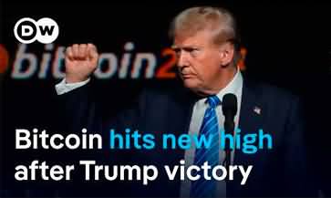 Bitcoin hits new high after Donald Trump's victory