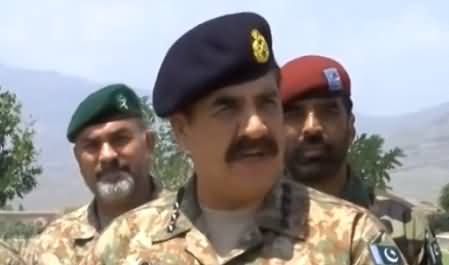 Brave Army Chief General Raheel Sharif Reached the Front Posts of North Waziristan