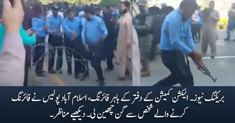 Breaking News: Firing outside Election Commission's office