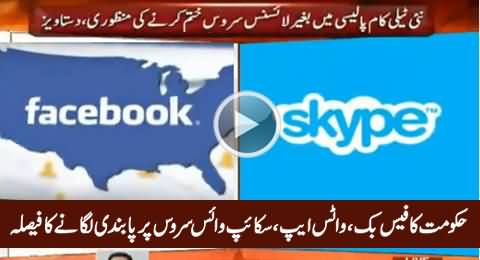 Breaking News: Govt To Block Skype, WhatsApp, Facebook Voice Calling In Pakistan