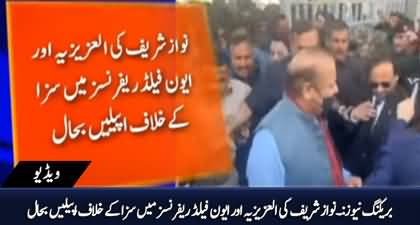 Breaking News: Nawaz Sharif's appeals against sentence in Avenfield & Al-Azizia references restored