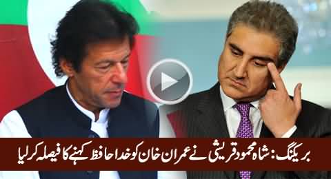 Breaking News: Shah Mehmood Qureshi Decides To Say Goodbye To Imran Khan & PTI