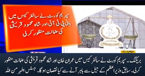 Breaking News: Supreme Court approves Imran Khan & Shah Mehmood's bail in cipher case