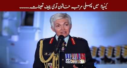 Canada appoints woman army chief for the very first time in country's history