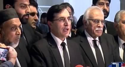 Chairman PTI Barrister Gohar Ali's press conference after SC's hearing about bat symbol