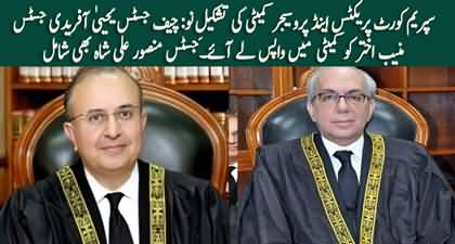 CJP Yahya Afridi brings back Justice Munib Akhtar to Practice and Procedure Committee