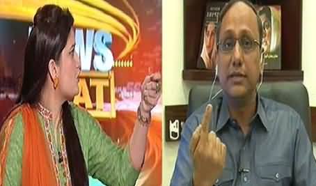 Clash Between Saeed Ghani and Anchor Paras Khursheed While Discussing Thar Issue