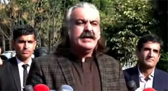 CM KP Ali Amin Gandapur's media talk after apex committee meeting