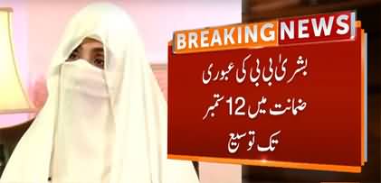 Court extends Bushra Bibi's interim bail till September 12