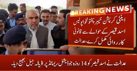 Court sends Asad Qaiser to Adiala jail on 14-day judicial remand