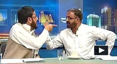 Crazy Fight Between Shakeel Awan and Umar Riaz Abbasi in Live Show