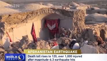 Death toll rises to 120 after 6.3 magnitude earthquake hits Afghanistan