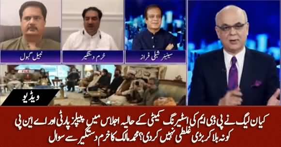 Did You Make A Big Mistake By Not Inviting PPP in PDM's Steering Committee's Meeting? Malick Asks Khurram Dastgir