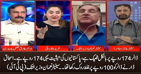 Dollar Is Fine at 174 Rupees, The Actual Worth of Pakistanis Is 174 Rs. PTI's Senator Numan Wazir Khatak