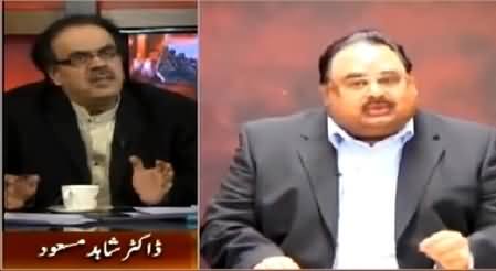 Dr. Shahid Masood Telling How and When Altaf Hussain Joined Pakistan Army