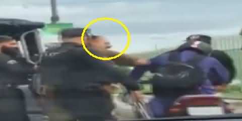 Exclusive! Police Officer Hit Hard Bike Rider In Islamabad