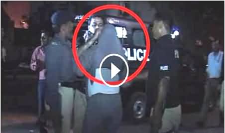 Exclusive Video of a Terrorist Arrested At Karachi Airport