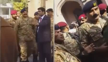 Exclusive Video of General Raheel Sharif's Warm Welcome in GC University Lahore