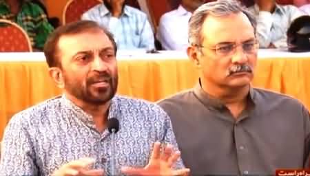 Farooq Sattar & Kanwer Naveed Press Conference on Imran Khan's Visit to Karachi – 9th April 2015