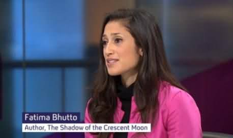 Fatima Bhutto Opposes Drone Strikes While Taking to a British News Channel