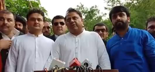 Fawad Chaudhry and Faisal Javed's Complete Media Talk