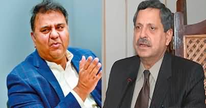 Fawad Chaudhry bashes Hamid Khan in his tweet