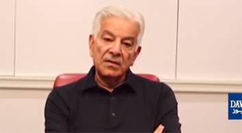 Federal Minister Of Defense Khawaja Asif's Press Conference In London