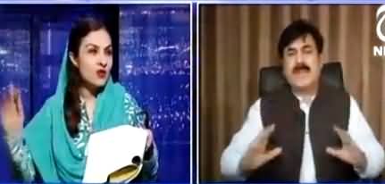 Fight Between Marvi Memon And Shaukat Yousufzai in Live Show