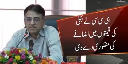 Finance Minister Asad Umar Approves Increase in Electricity Prices