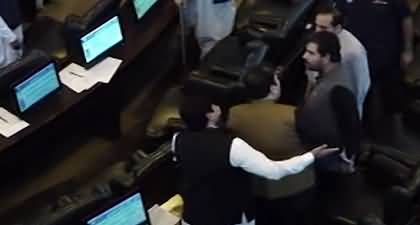 Footage of the moment when fight erupted in KPK assembly today